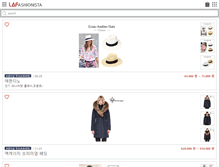 Tablet Screenshot of lafashionista.co.kr